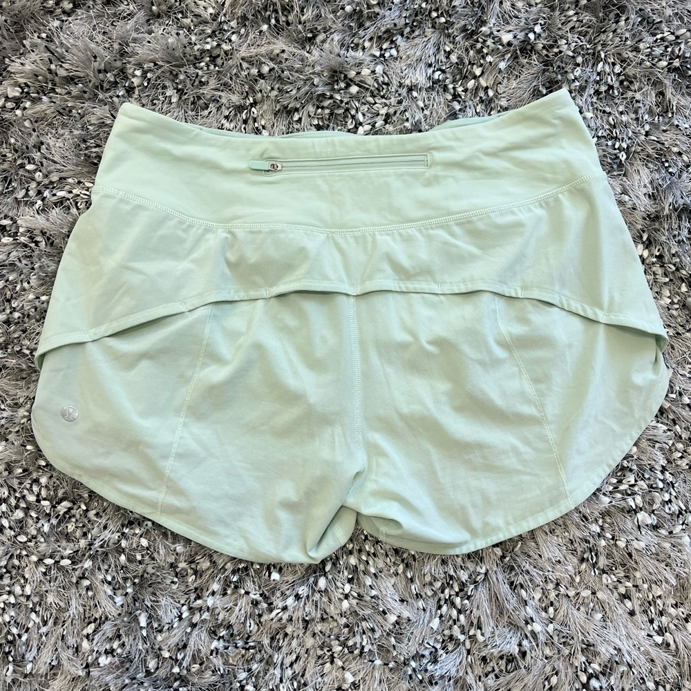 Lululemon Athletica Light Green Athletic Shorts - Picture 2 of 3